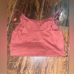 Alphalete Rust Sports Bra